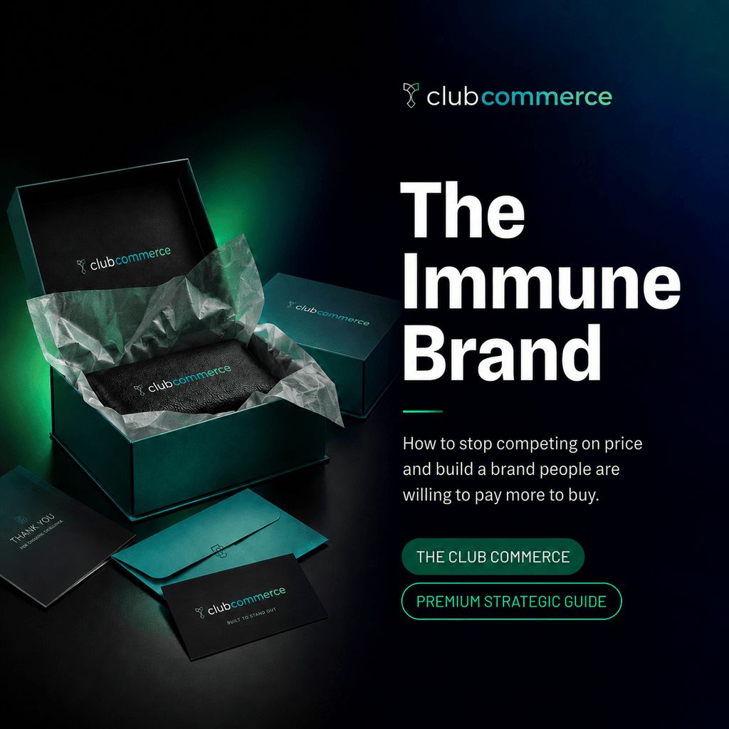 The Immune Brand – Build Your Brand, Escape Price Wars | Club Commerce